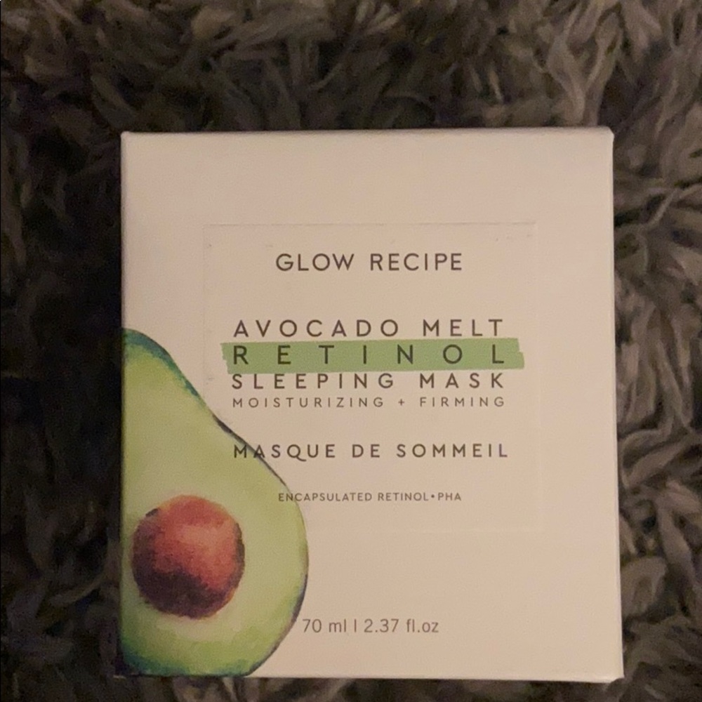 NIB Glow recipe avocado melt retinol sleeping mask